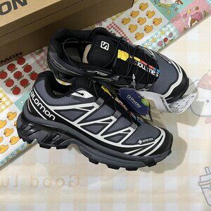 Salomon Xt-6 Gore-Tex Black/Gray/Silver Outdoor Performance Shoes
